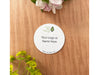 Wildflower Seeded Custom Printed Coasters - Beautiful 280gsm UK made seed card - Fernery Designs