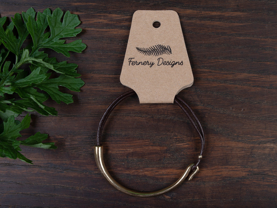 Eco Kraft Custom Printed Bracelet / Hair Band Display Cards - Fernery Designs