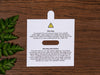 Warning & Burning Instruction Design Square White Candle Dust Covers - for wooden wick - Fernery Designs