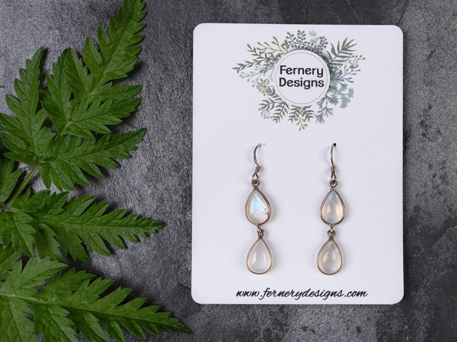 Custom Printed Pendant Earring / Dangle Earring Display Cards - Fernery Designs