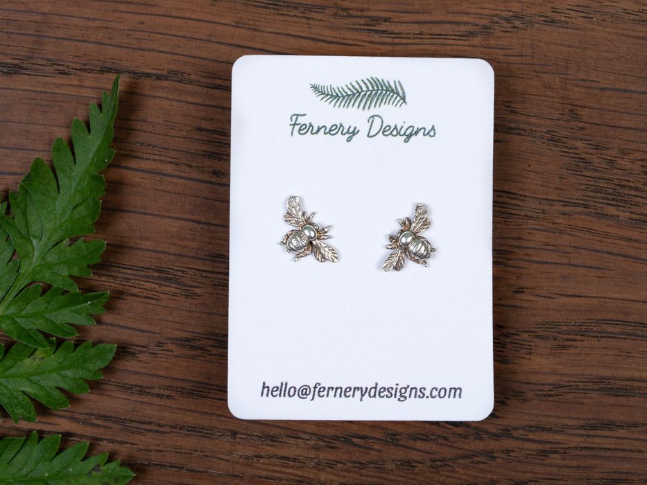 Small Custom Printed Earring / Brooch / Badge Display Cards - Fernery Designs