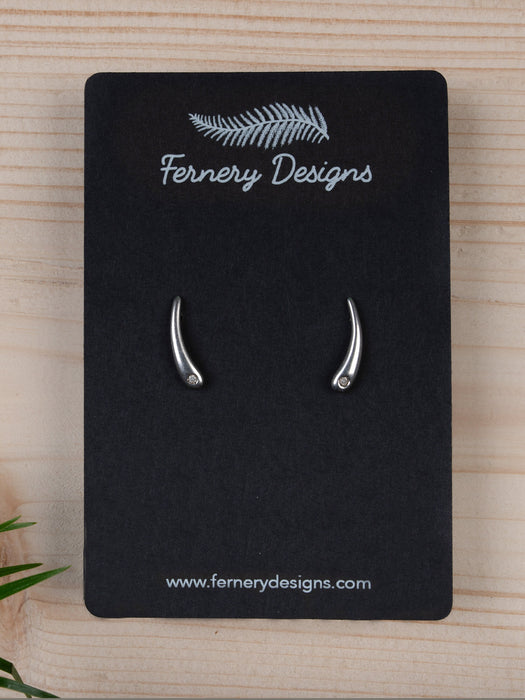 Custom Printed Black Large Stud / Pendant Earring Display Cards - Fernery Designs