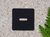 Square Blank Black Candle Dust Covers for wooden wick - Fernery Designs