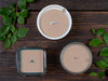 Square Blank Kraft Candle Dust Covers for cotton wick - Fernery Designs