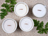 Wildflower Seeded Candle Dust Covers for wooden wick - Fernery Designs
