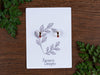 Custom Printed Hoop Earring Display Cards with flaps & holes - Fernery Designs