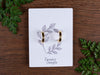 Custom Printed Hoop Earring Display Cards with flaps & holes - Fernery Designs