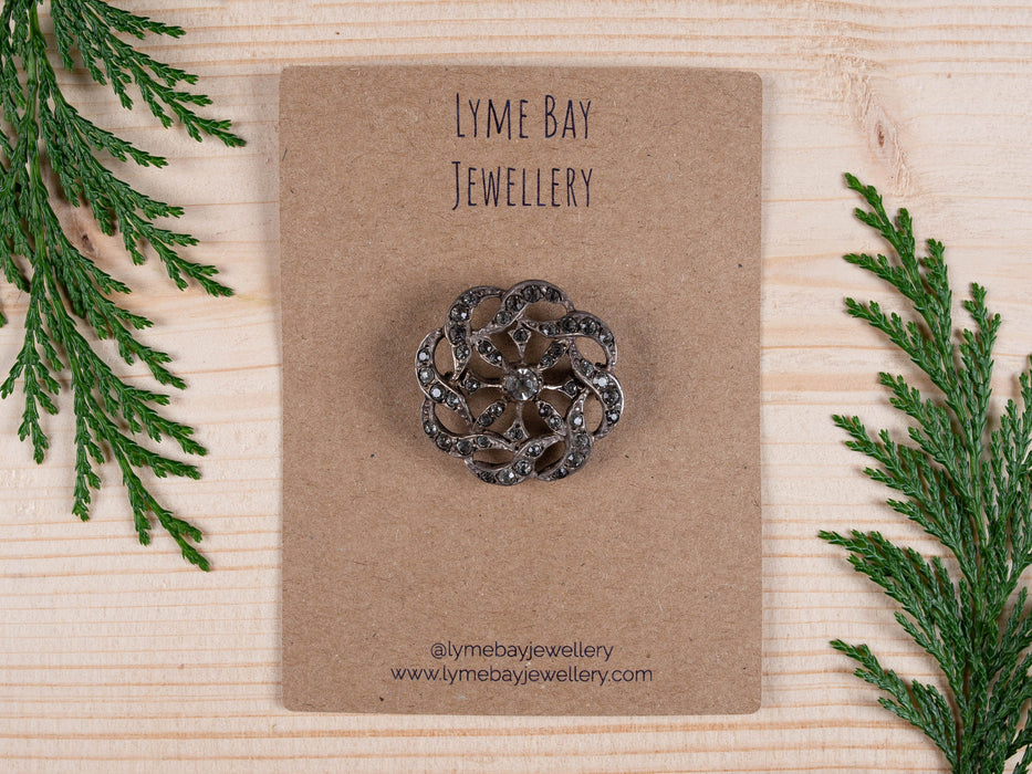 Custom Printed Kraft Brooch / Badge Display Cards 10cm x 7.5cm / c. 4” x 3” inches - Fernery Designs