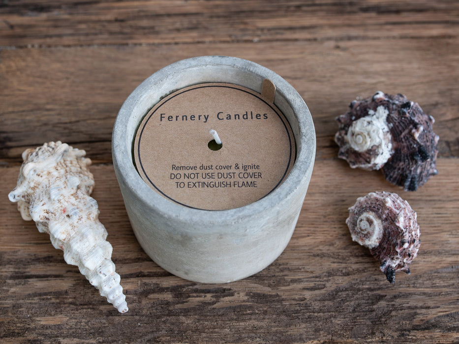 Custom Printed Kraft Candle Dust Covers for cotton wick - Fernery Designs