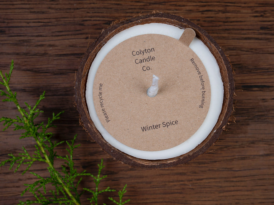 Custom Printed Kraft Candle Dust Covers for cotton wick - Fernery Designs