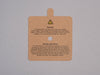 Warning & Burning Instruction Design Square Kraft Candle Dust Covers - for cotton wick - Fernery Designs