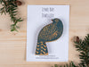 Custom Printed Brooch / Badge Display Cards 10cm x 7.5cm / c. 4” x 3” inches - Fernery Designs