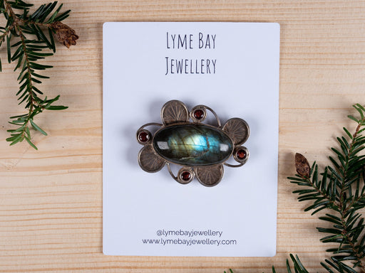 Custom Printed Brooch / Badge Display Cards 10cm x 7.5cm / c. 4” x 3” inches - Fernery Designs