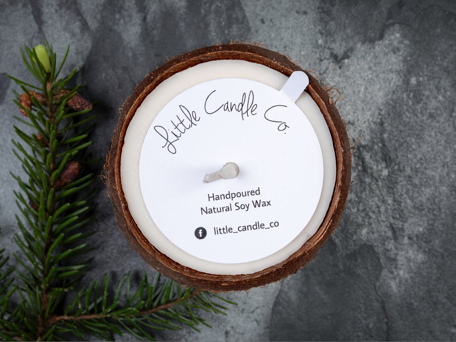 Custom Printed Candle Dust Covers - cotton wick - Fernery Designs