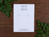 Custom Printed Hoop Earring Display Cards with flaps & holes - Fernery Designs