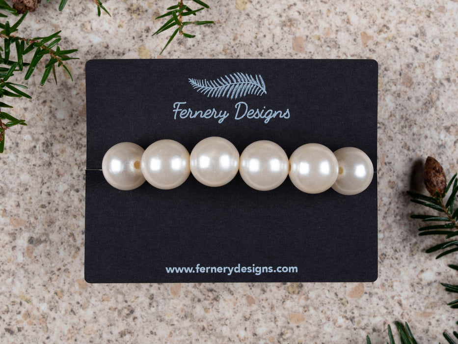 Custom Printed Bracelet Display Cards - Black with white printing - Fernery Designs