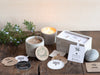 Blank Double Wick Candle Dust Covers for cotton wick - Fernery Designs