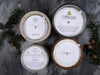 Candle Warning Dust Cover - Text only design, for cotton wick - Fernery Designs