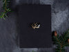 Pin Brooch / Single Stud Earring Display Cards 10cm x 7.5cm / c. 4” x 3” inches, 320gsm Black card - Fernery Designs