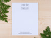 Large Custom Printed Brooch / Badge Display Cards 13 x 10cm - Fernery Designs