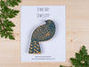 Large Custom Printed Brooch / Badge Display Cards 13 x 10cm - Fernery Designs
