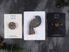 Large Custom Printed Brooch / Badge Display Cards 13 x 10cm - Fernery Designs