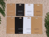 Custom Printed Black Keyring Display Cards - Fernery Designs