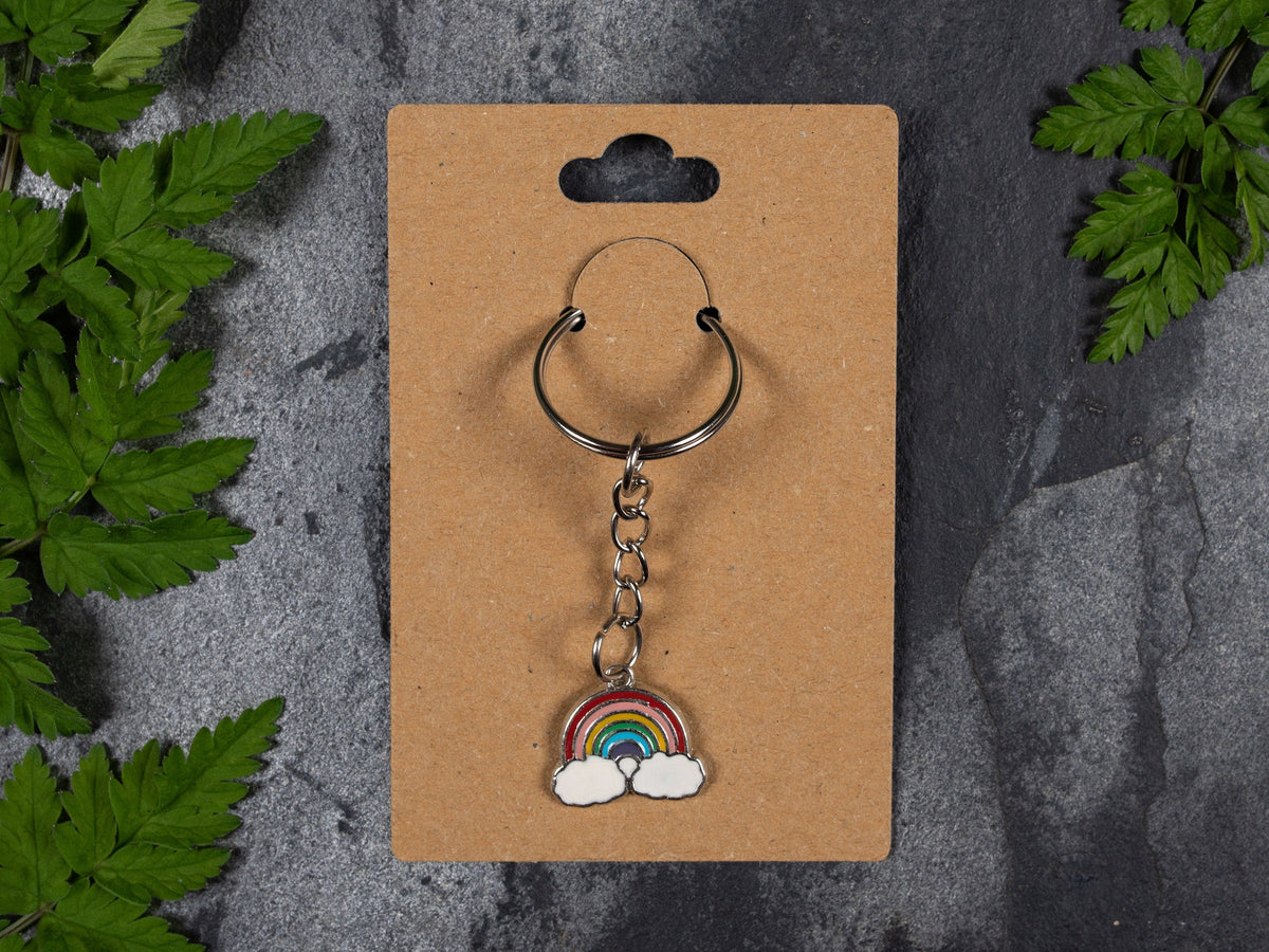 50 x Blank Kraft Keyring Display Cards - 9 x 6cm — fernerydesigns.com