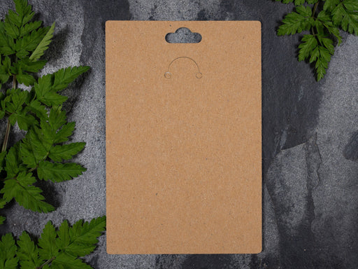 Large Blank Kraft Keyring Display Cards - Fernery Designs