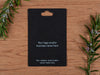 Custom Printed Black Keyring Display Cards - Fernery Designs
