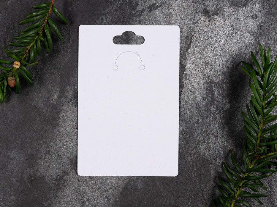 Blank Keyring Display Cards - Fernery Designs