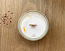 Recycled Petal Candle Dust Covers for wooden wick - Fernery Designs