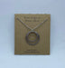 Custom Printed Kraft Necklace Pocket Display Cards - fold in pocket at back - c. 7.5cm x 6.5cm (folded size) - Fernery Designs